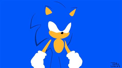 Sonic The Hedgehog Minimalist By Joaolocks On Deviantart