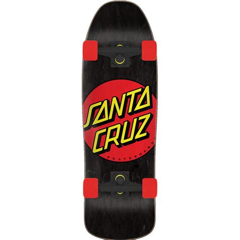 Santa Cruz Classic Dot 80s Cruzer 317 Cruiser Skateboard Newtons Shred