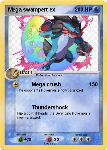 Pokémon Mega Swampert Ex 3 3 Mega Crush My Pokemon Card