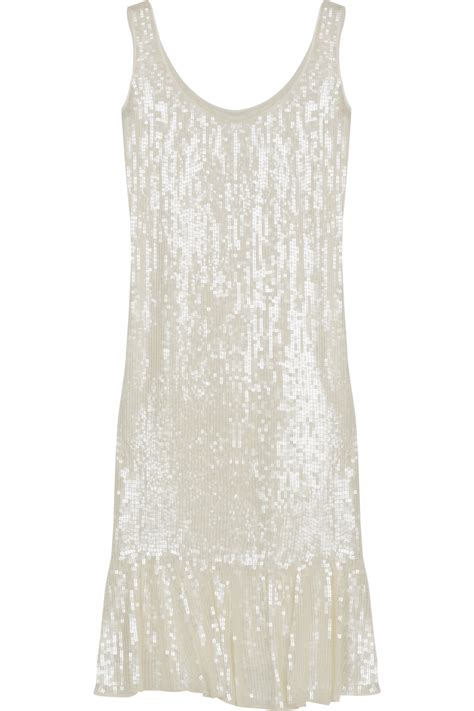 White Sequin Dress Picture Collection