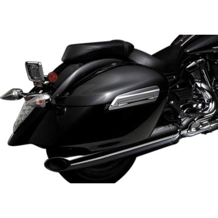 These saddlebags are sculpted to fit the lines of the v star 1300 with a combined volume of over 2,300 cubic inches. Yamaha Star Accessories Hard Leather Saddlebags Mounting ...