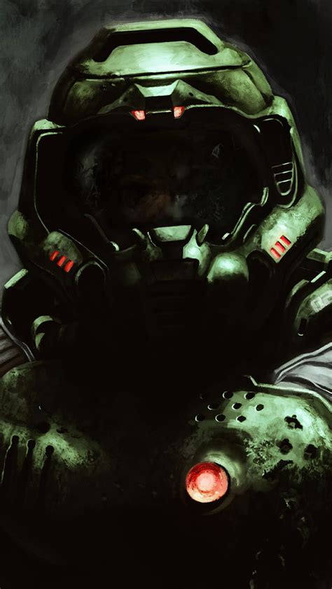 Doom Guy Armor Demon Doom 4 Doom Slayer Game Helmet Marine Hd