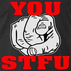 What does stfu stand for? Cosa significa STFU nei giochi per computer