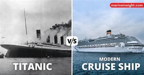 Titanic Vs Modern Cruise Ship How Ships Have Evolved