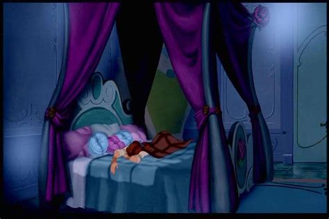 Belles Canopy Bed Inside Castle From Disneys Beauty And The Beast