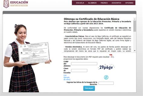 Certificado De Secundaria En Baja California