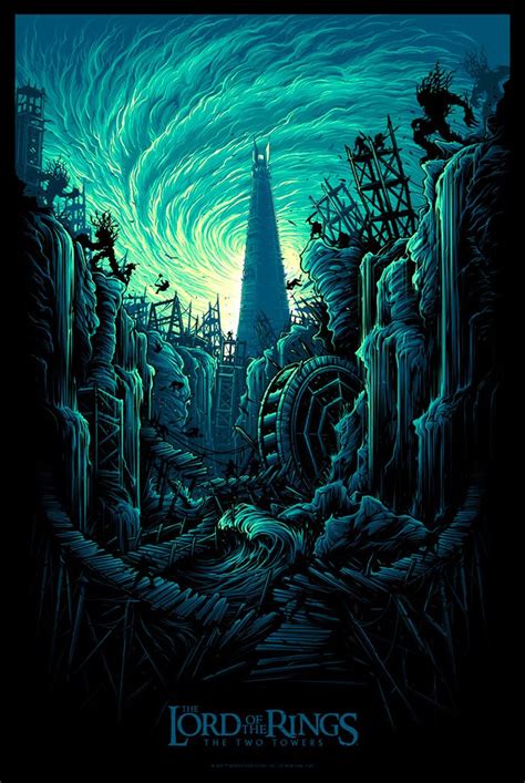 The Lord Of The Rings The Two Towers By Dan Mumford Home Of The