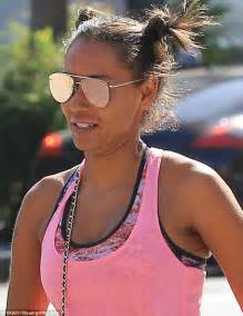 Mel B Is Pretty In Pink As She Steps Out With Skipping Daughter Madison