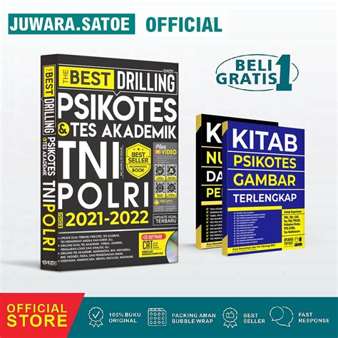 Jual Buku Tni Polri 2021 2022 The Best Drilling Psikotes And Tes Free