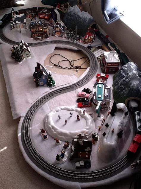 Christmas Layout 80 Complete Dept 56 Snow Village And Lionel Train