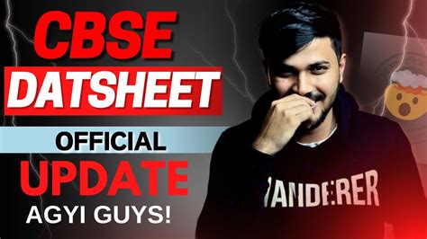 Cbse Big Update 🔥 Cbse Official Datesheet Agyi Cbse Latest News Class 10 And 12 Date Sheet