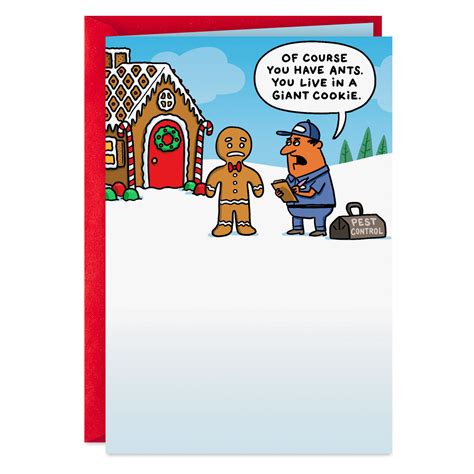 Looking for custom holiday photo cards? Gingerbread Man Funny Christmas Card - Greeting Cards ...