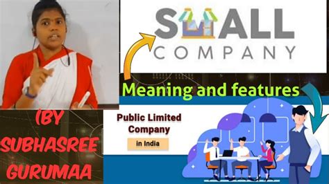 Public limited companies are listed on the stock exchange where it's share/stocks are traded publicly. Meaning and features of Small Company & Public Company ...