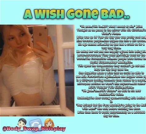 A Wish Gone Bad Tgbody Swap Caption By X0otuku0x On Deviantart