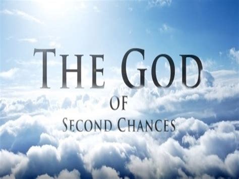 Day 1089 The God Of Second Chances Meditation Monday Wisdom Trek