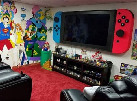 Nintendo Switch Game Room Game Room Design Boy Room Themes Game Room