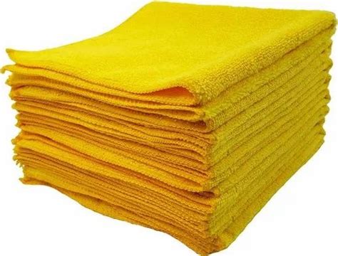 multicolor car plain microfiber cleaning towel quantity per pack 16 size 30 x 40 cm at rs 25