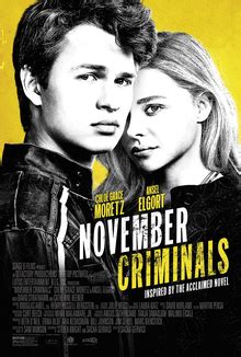 Two college bound friends launch their own murder investigation after the killing of their class. November Criminals (film) - Wikipedia