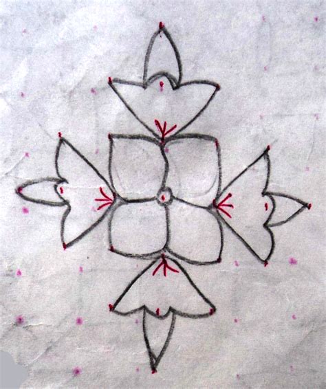 Small Simple Muggulu, Sinple Rangoli Designs, Curved Muggu ...
