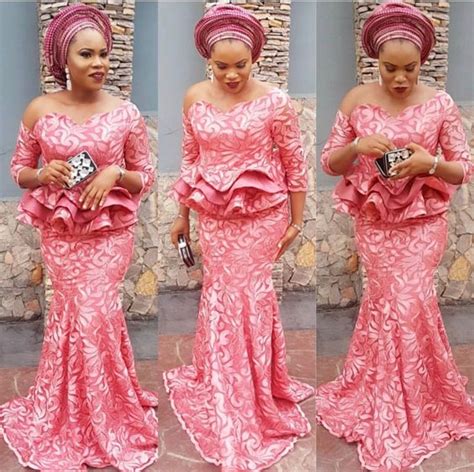 Beautiful Aso Ebi Lace Styles You Can Rock To Your Next Owambe