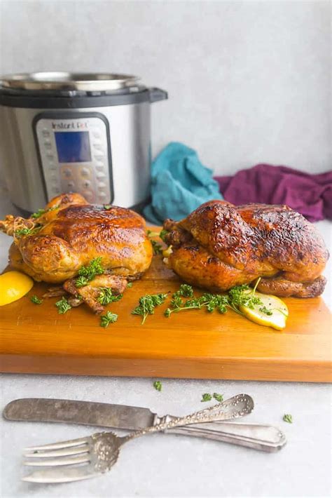 Low Carb Instant Pot Rotisserie Chicken