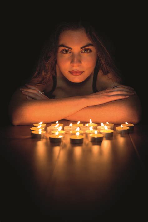 how to capture atmospheric portraits at home using candle light digital art photography
