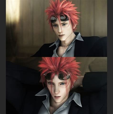 Ff7 final fantasy vii reno cosplay red striaght ponytail wigs short hair zsell. 106 best images about Final Fantasy on Pinterest | Swords ...