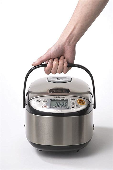 Amazon Com Zojirushi NS LGC05XB Micom Rice Cooker Warmer Stainless