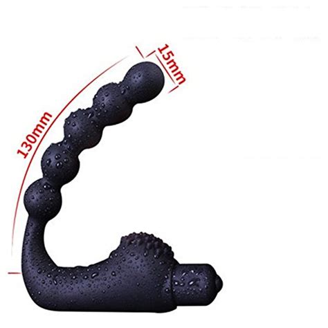 Multi Speed Prostate Vibration Toy Anal Bead For Man Silicone