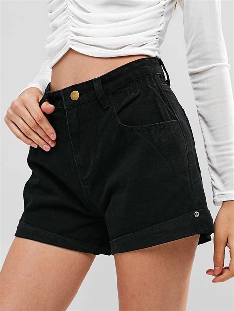 10 Best Cuffed High Waisted Denim Jean Shorts For Women Womens