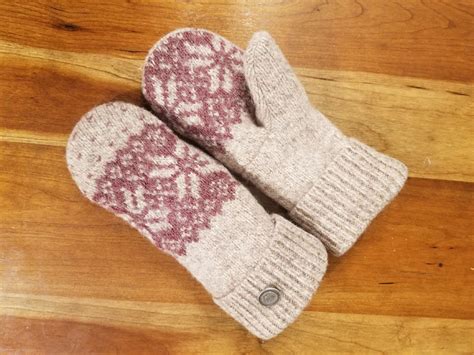 Recycledupcycled Wool Sweater Mittens Recycled Wool Sweater Sweater