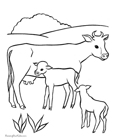 Cows Coloring Pages To Download And Print For Free