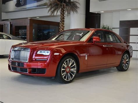 Hire A Rolls Royce Ghost Red Rolls Royce Rental Dubai
