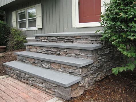 Image Result For Cmu Stairs With Stacked Stones Front Porch Steps