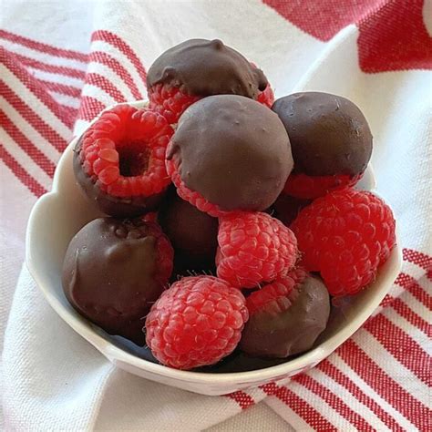 Frozen Chocolate Covered Raspberries Recipe The Dinner Mom