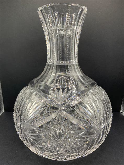 Bid Now Libbey Brilliant Cut Crystal Vase Vessel December 3 0121 10 00 Am Est