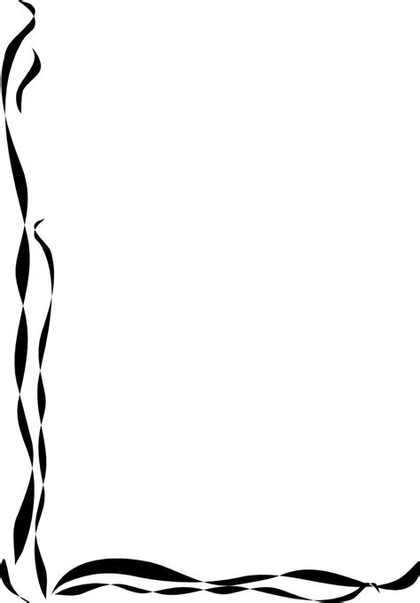 Design Line Simple Corner Border Png - ginadewitt