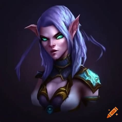 Night Elf Rogue From World Of Warcraft On Craiyon