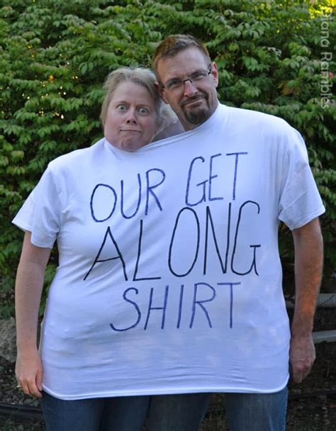 Quick And Simple T Shirt Couples Halloween Costumes