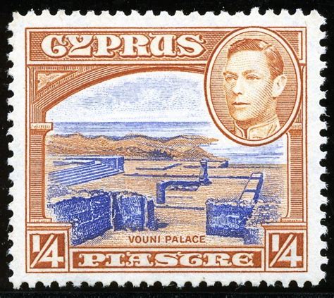 King George Vi Postage Stamps Cyprus 1938 12 May 51 Stamp Postage