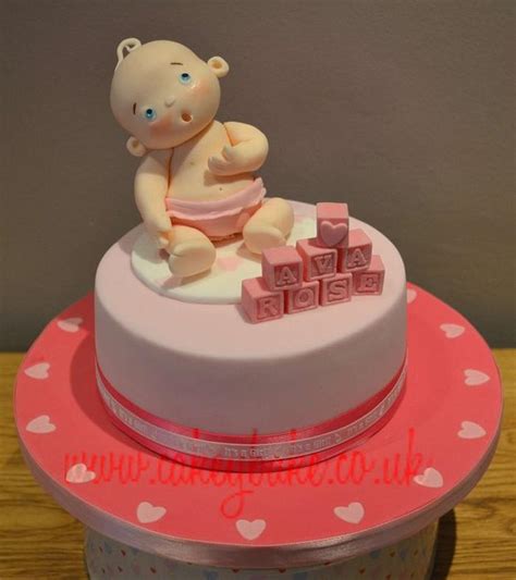 New Baby Cake Decorated Cake By Cakeybake Kirsty Low Cakesdecor