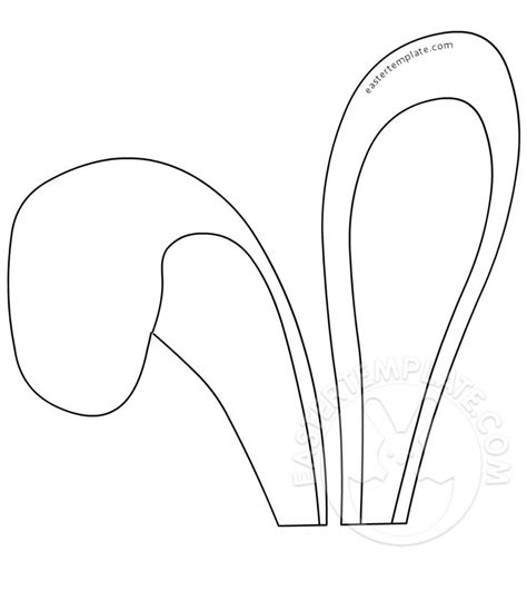 Check out our bunny ear pattern selection for the very best in unique or custom, handmade pieces from our patterns shops. Felt Easter craft Rabbit Ears shape | Easter Template