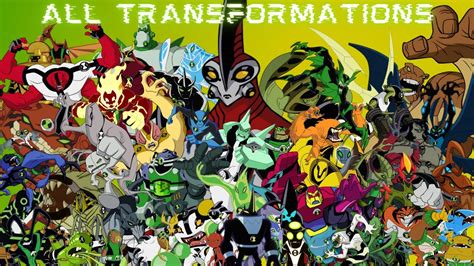 Ben 10 All Transformations Youtube