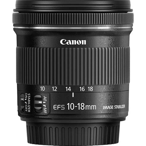 Canon ef s 10 18mm f 4.5 5.6 is stm. Canon EF-S 10-18mm f/4.5-5.6 IS STM Ultra Wide Zoom Lens ...