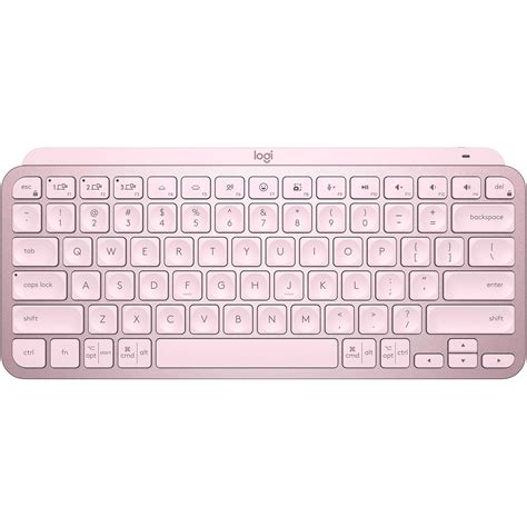 Logitech Mx Keys Mini Wireless Keyboard Rose 920 010474 Bandh