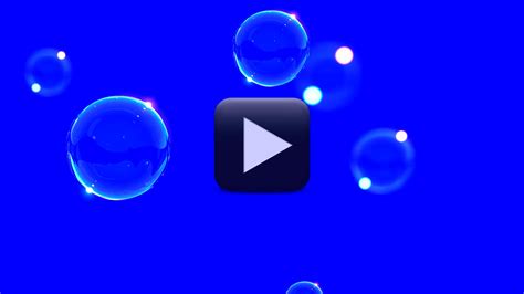 Bubbles Animation Video Background Blue Screen Video All Design Creative
