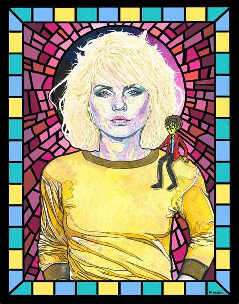 Saint Debbie Harry Blondie M Lineham Art