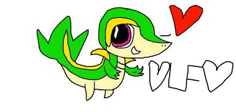 Drawing My Precious Baby Snivy~ By Laceypowerpuffgirl On Deviantart