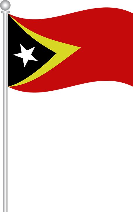 Download Flag Of East Timor Flag East Timor Royalty Free Vector Graphic