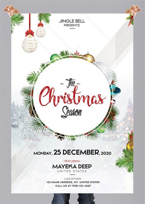 Free Printable Christmas Flyer Templates Word